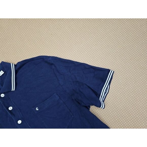 Criquet Polo Shirt Womens Large Blue Casual Golf Preppy Polo Shirt Lightweight - Picture 5 of 11